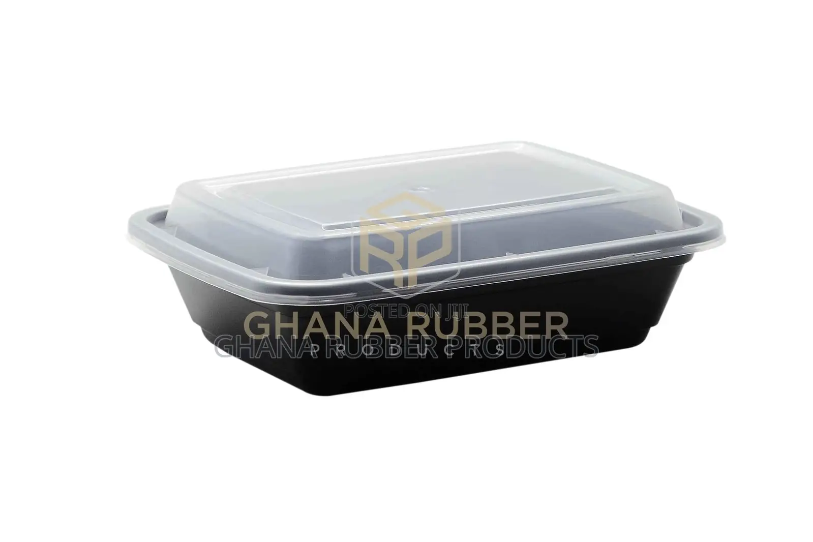 12oz Rectangle Black Microwavable Containers (150pcs)