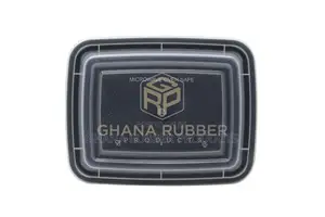 12oz Rectangle Black Microwavable Containers (150pcs)