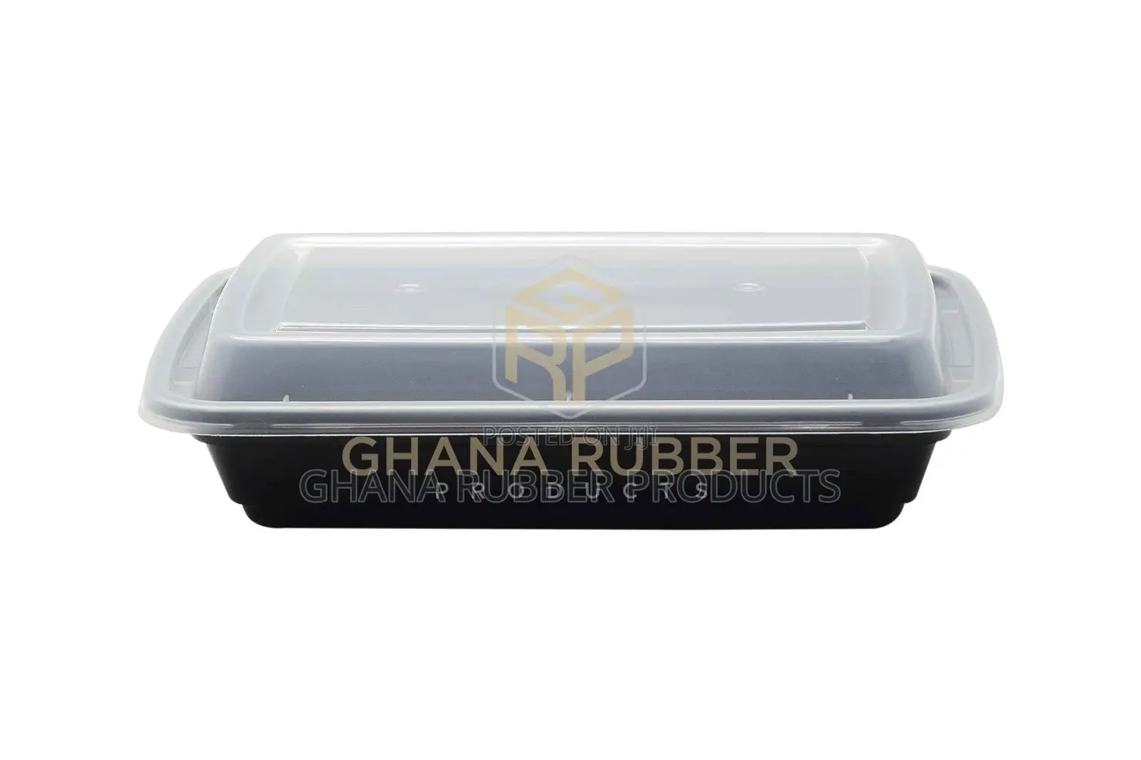 16oz Rectangle Black Microwavable Containers (150pcs)
