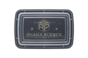 16oz Rectangle Black Microwavable Containers (150pcs)