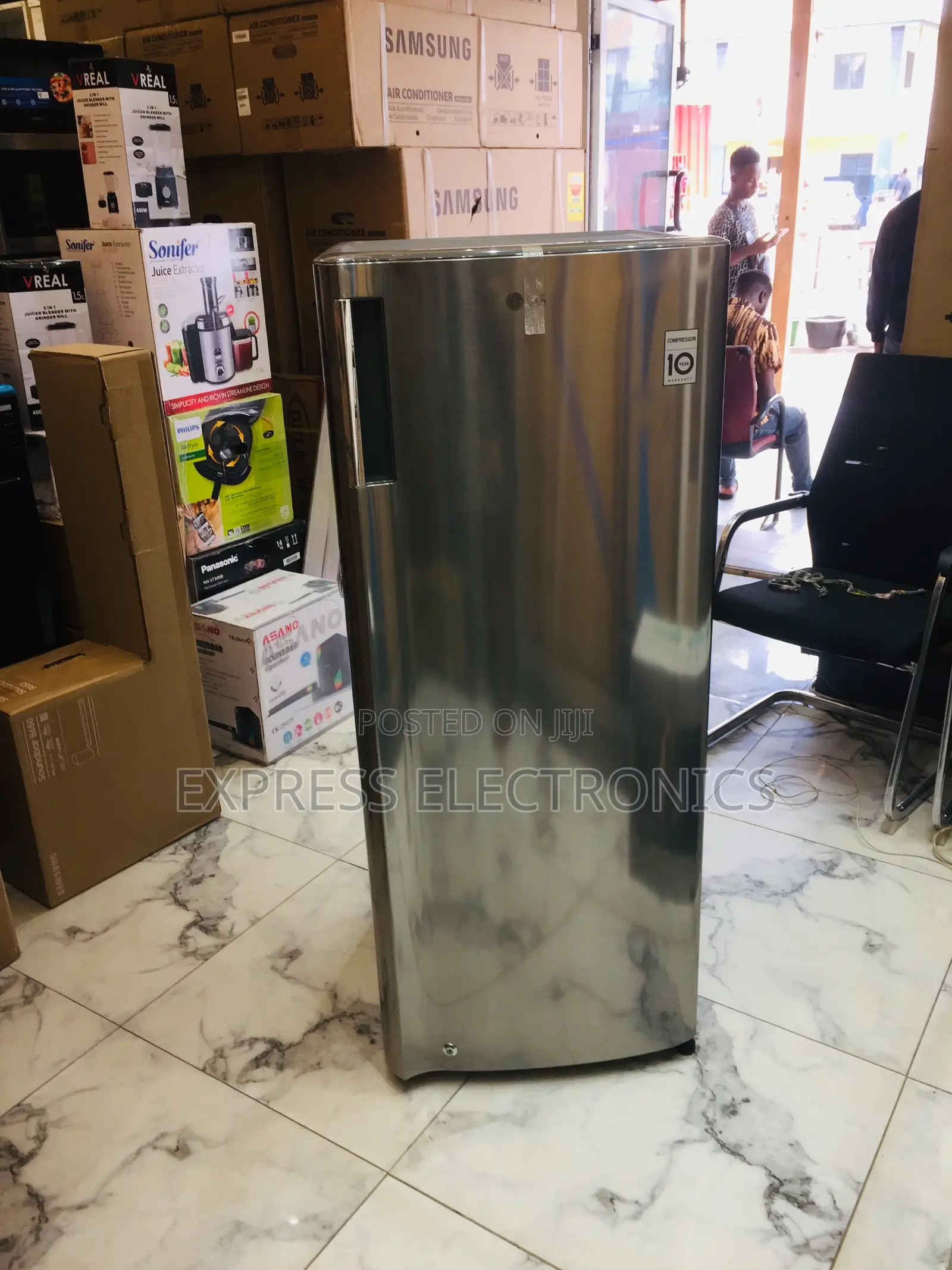 Nice Design GN-Y331SLS Double Door LG Single Door