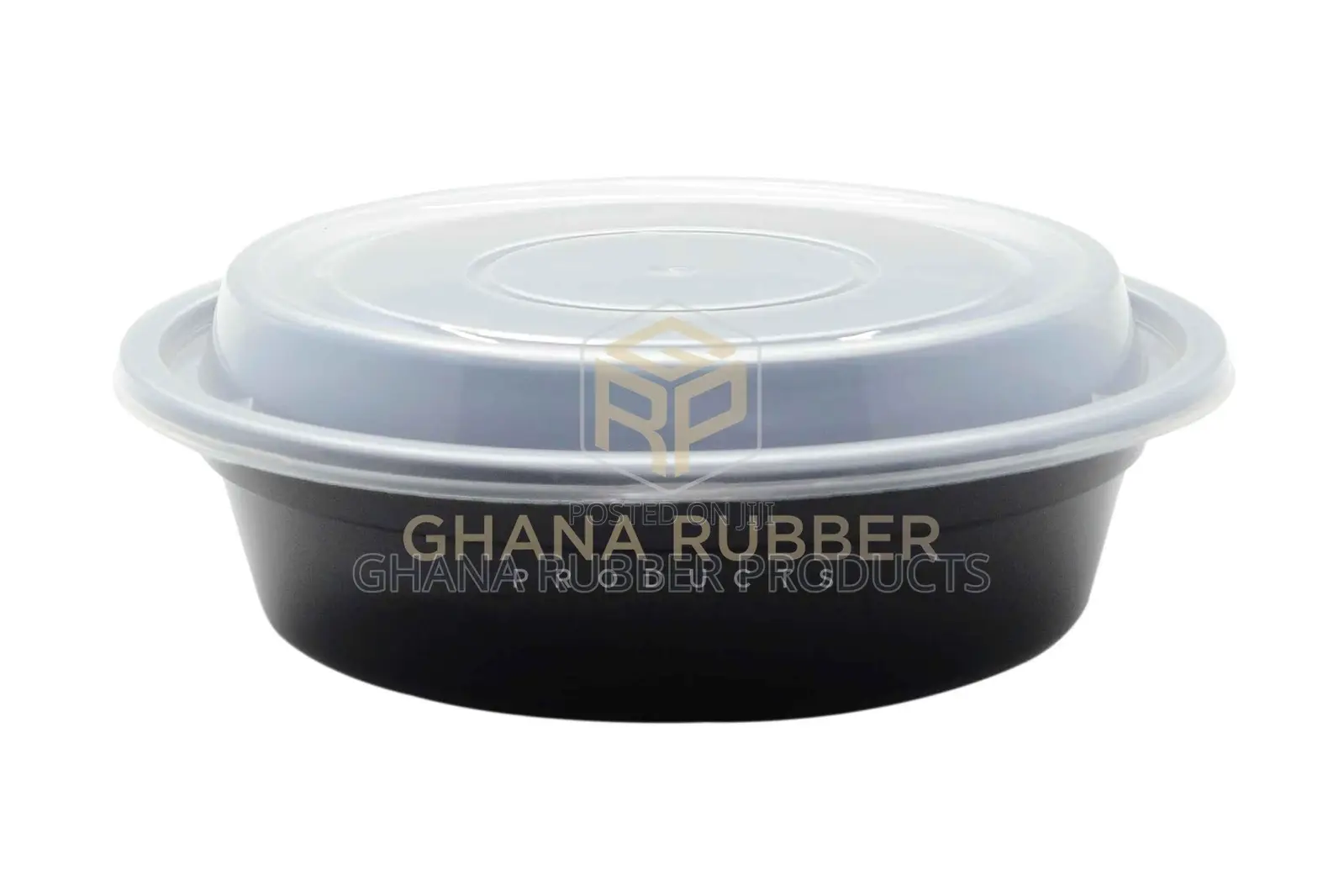 16oz Round Black Microwavable Containers (150pcs)