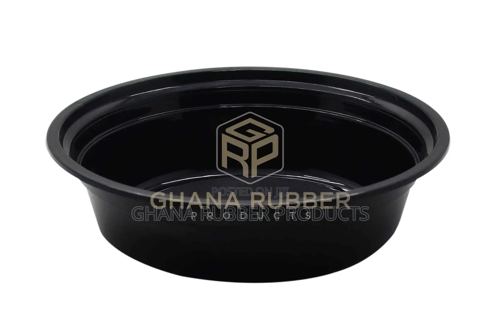 16oz Round Black Microwavable Containers (150pcs)