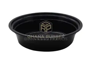 16oz Round Black Microwavable Containers (150pcs)