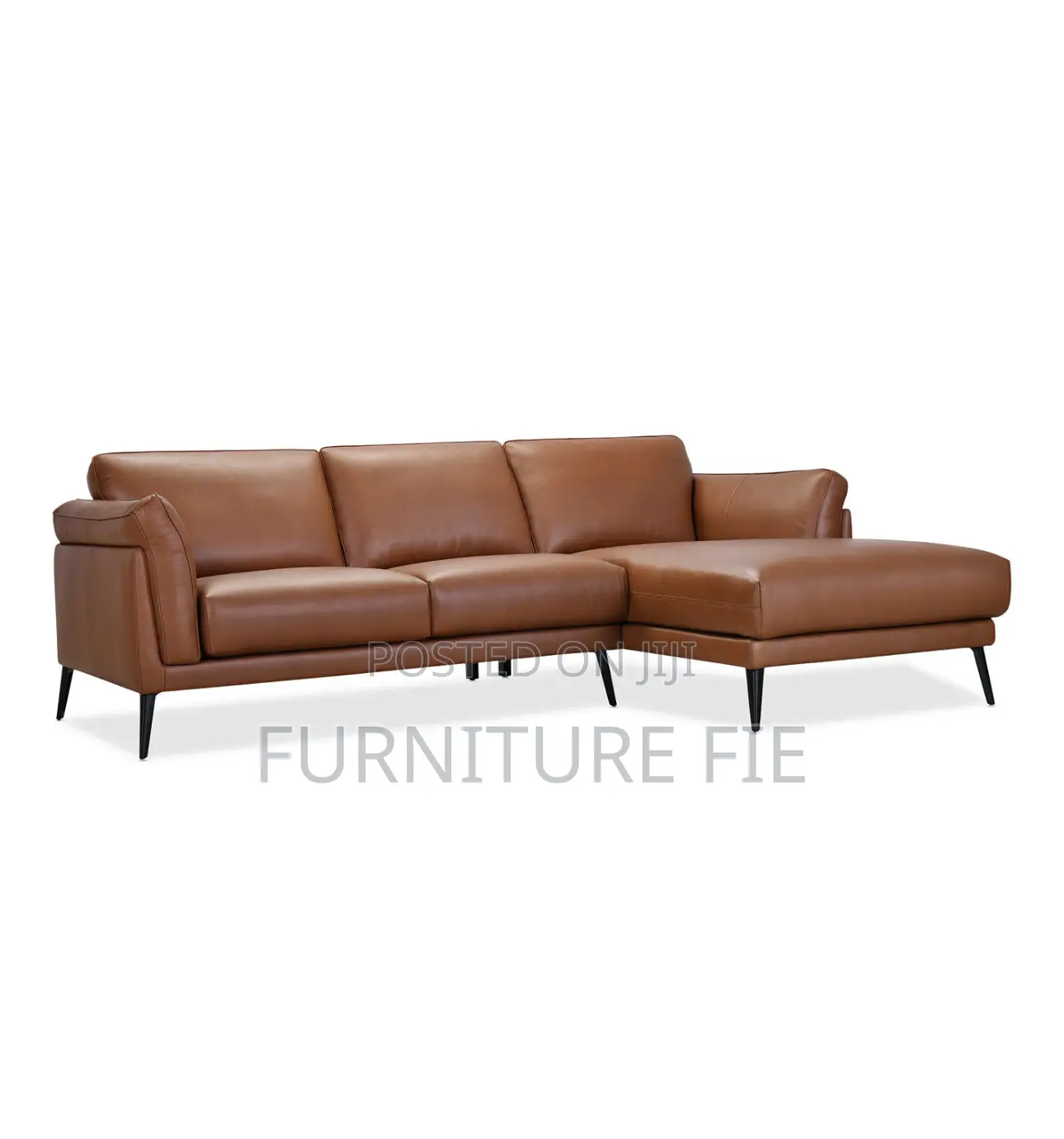 Keery 112" Leather Sectional With Chaise From Macy’S Usa