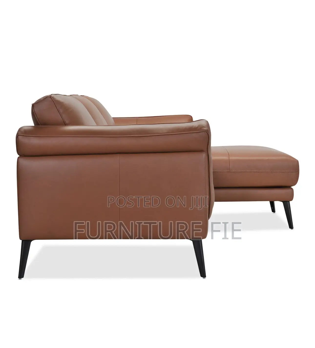 Keery 112" Leather Sectional With Chaise From Macy’S Usa