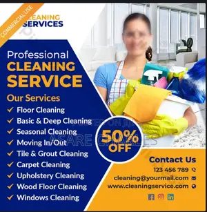 Cleaning of Hospitals, Offices, Schools, Banks and Homes