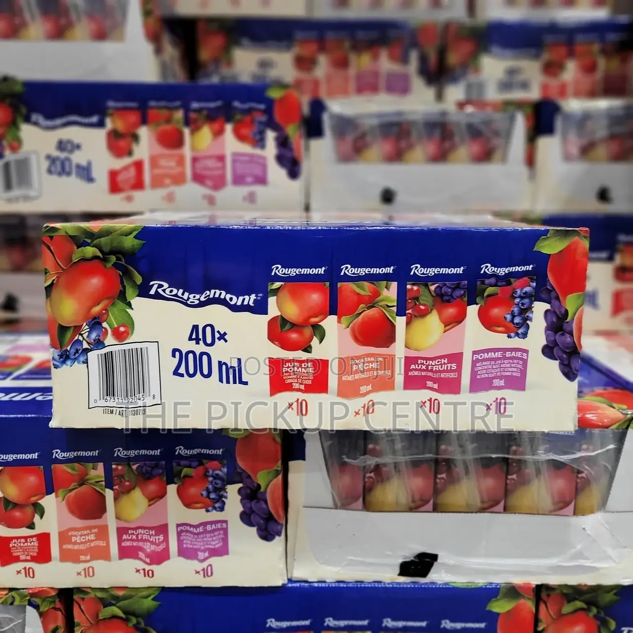 Rougemont Assorted Flavours 100% Juices 40 X 200 Ml