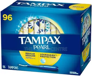 Tampax Pearl Regular Absorbency Unscented Tampons, 96 Count