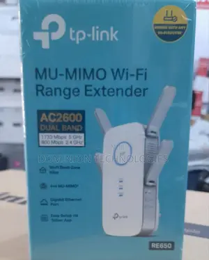 Tp-Link Re650 Ac2600 Dual-Band Wifi Range Extender 14000sq