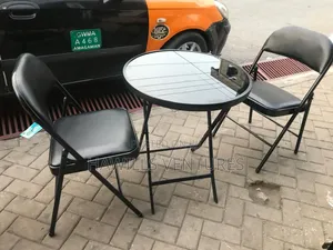 Foldable Table With 2 Chairs