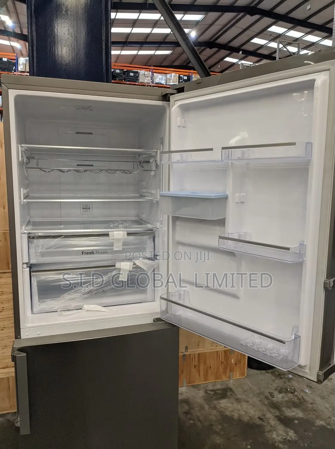 Modern SAMSUNG-290LTR-DOUBLE-DOOR-BOTTOM-FREEZER
