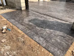 Stamped Concrete Floor Construction