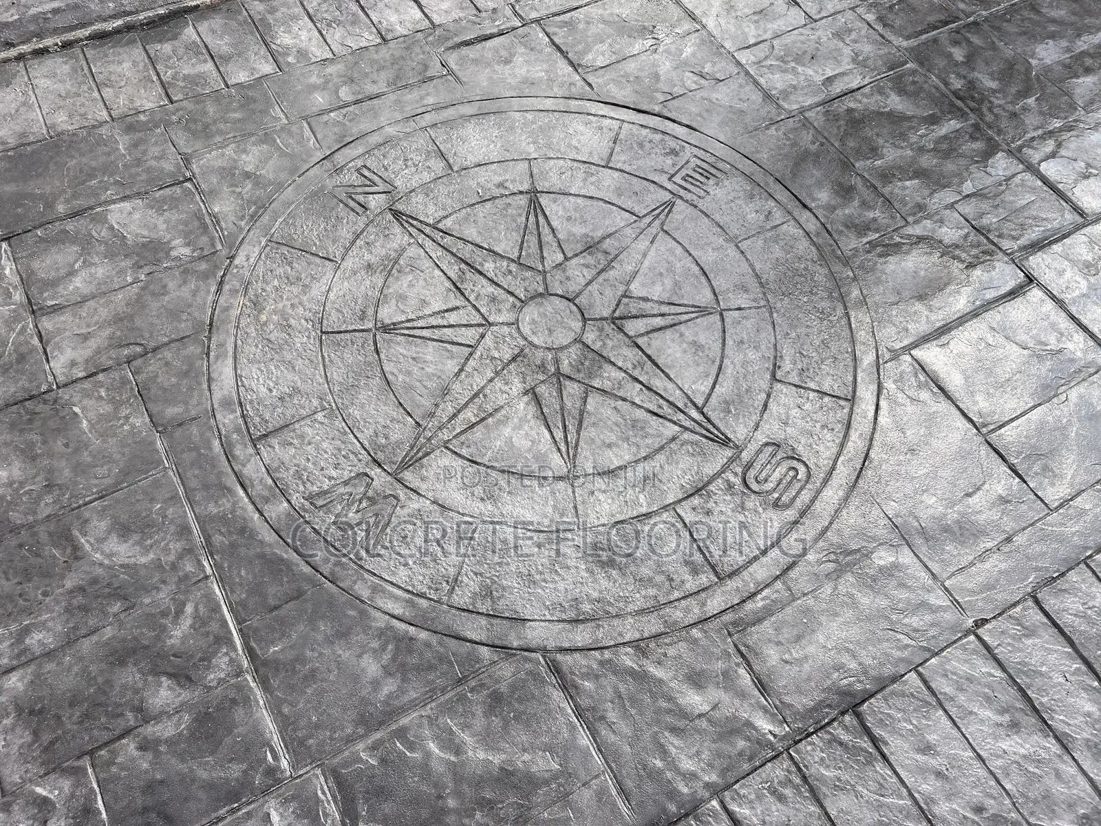 Stamped Concrete Floor Construction
