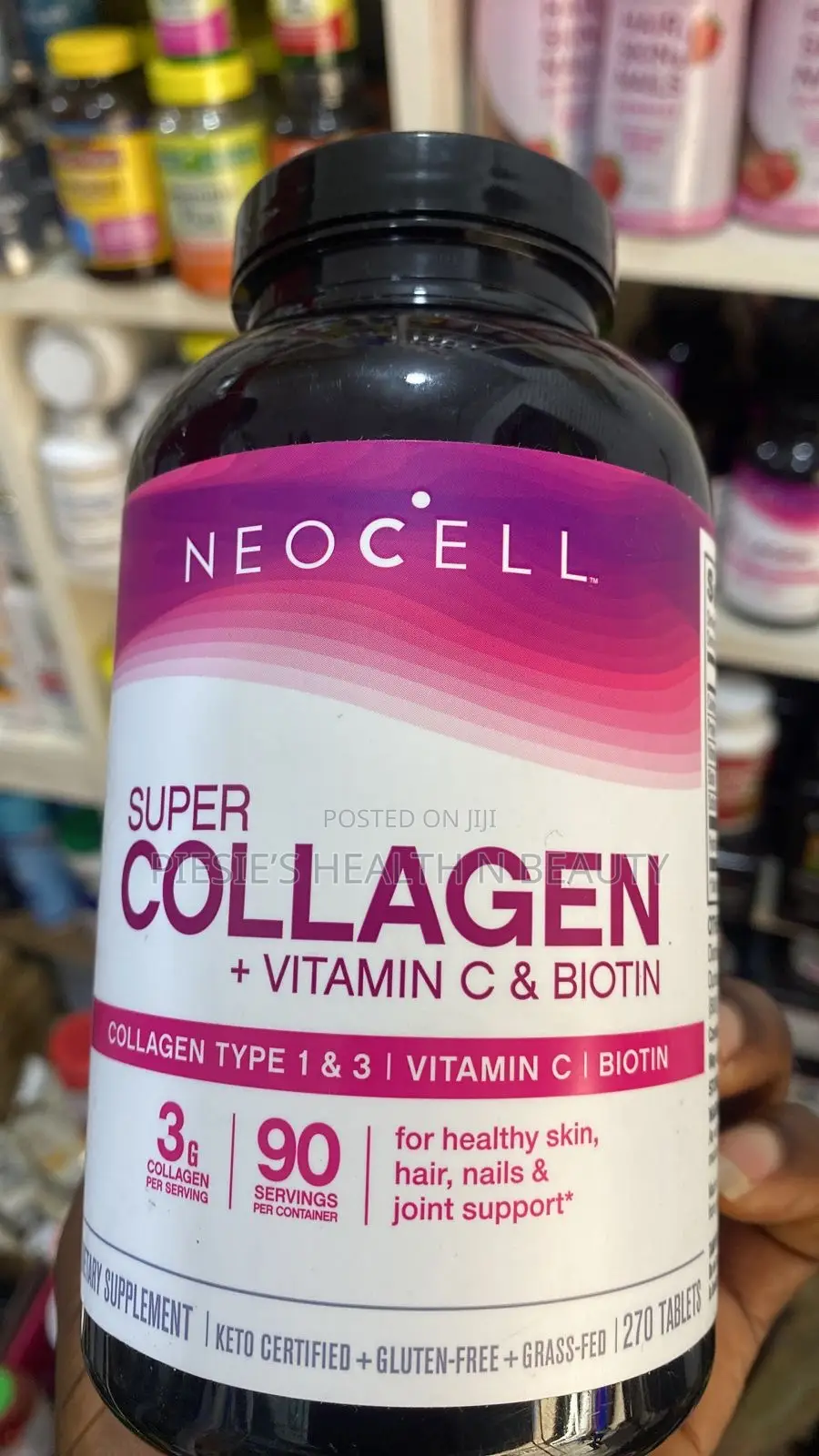 Neocell Collagen Tablets +Vitamin C Biotin 270tablets