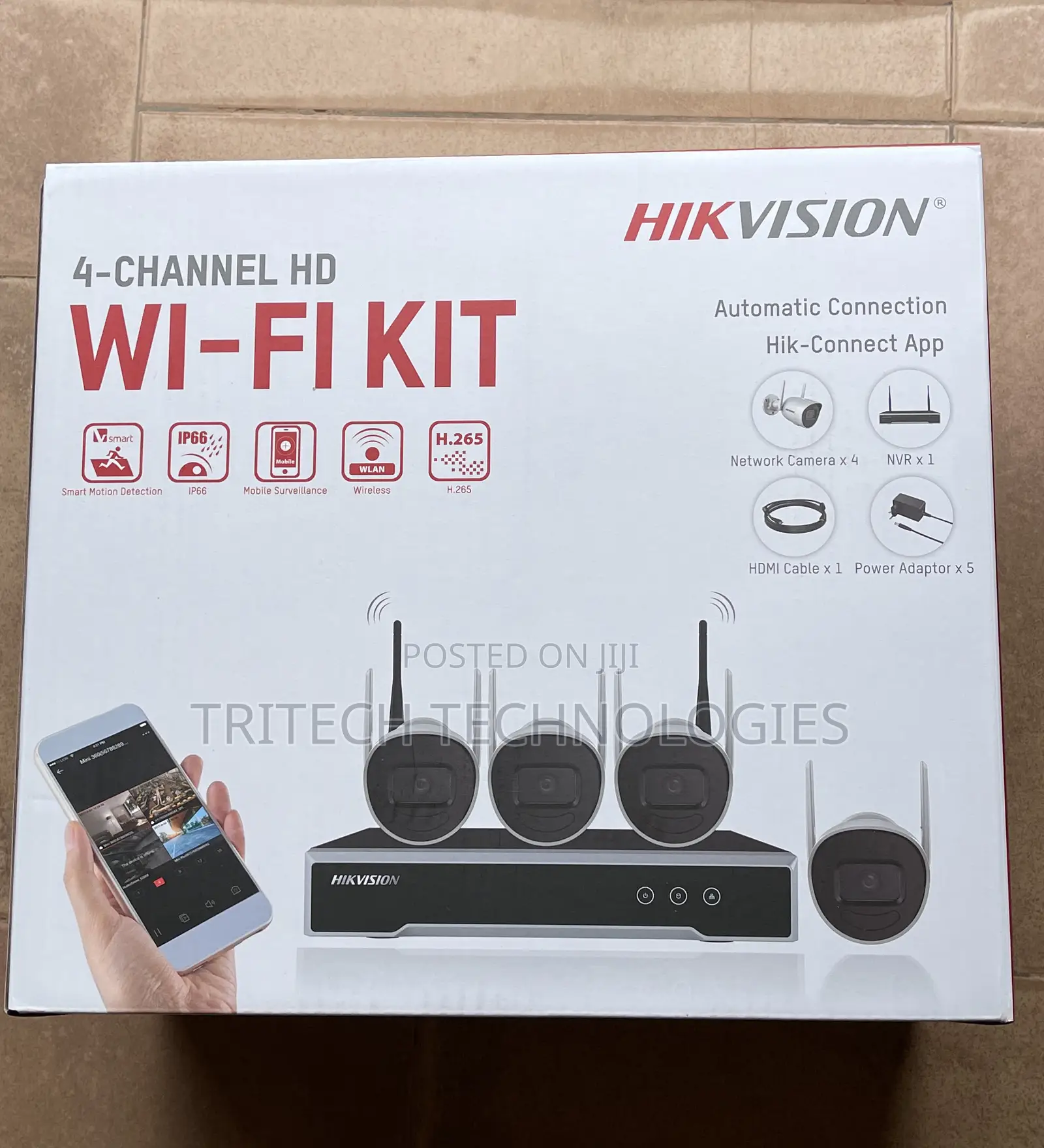 Hikvision Nk44wqh(D) Bullet Wifi KIT 4ch With 1tb HDD