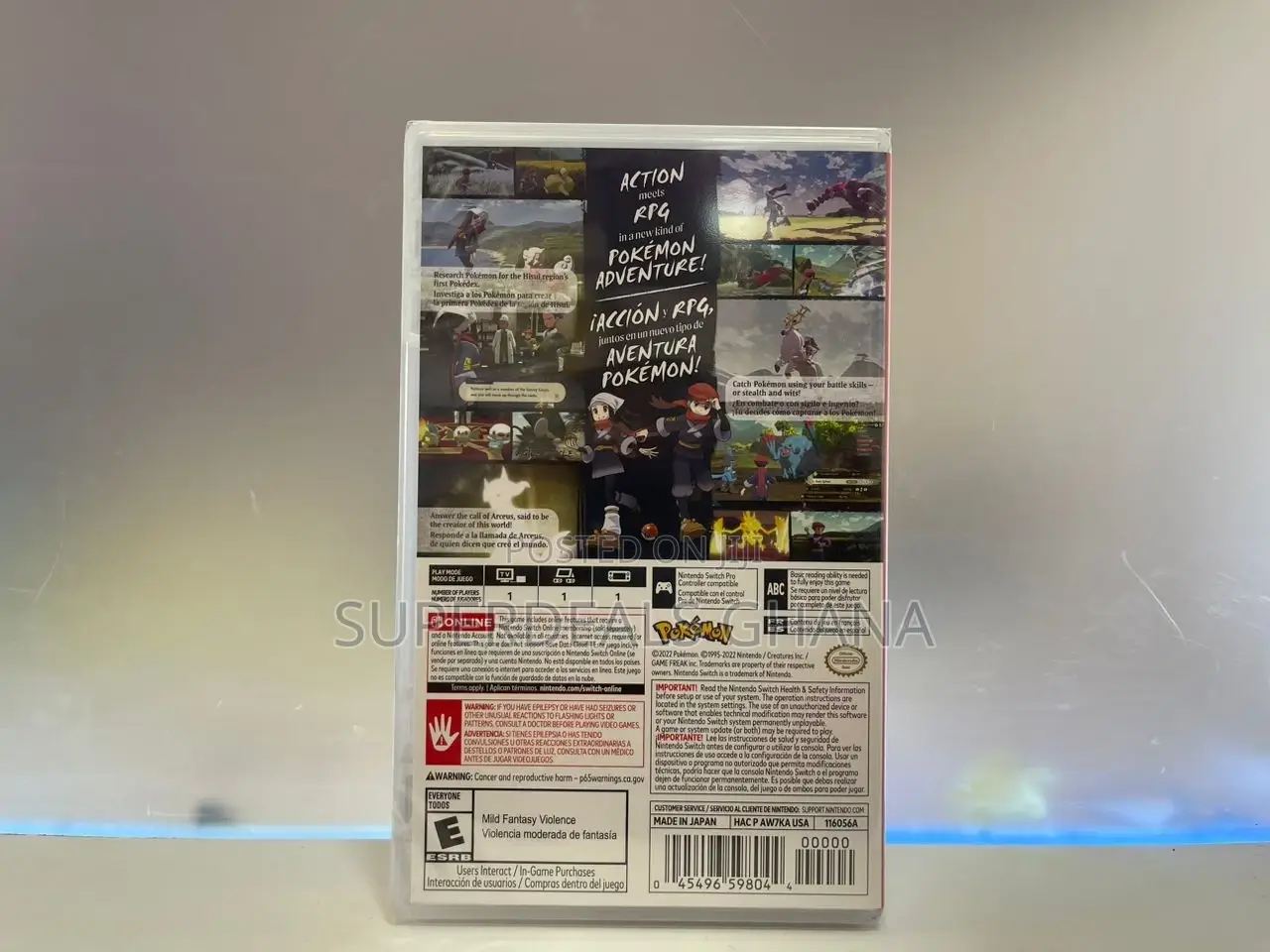 Pokemon Legends Arceus Nintendo Switch
