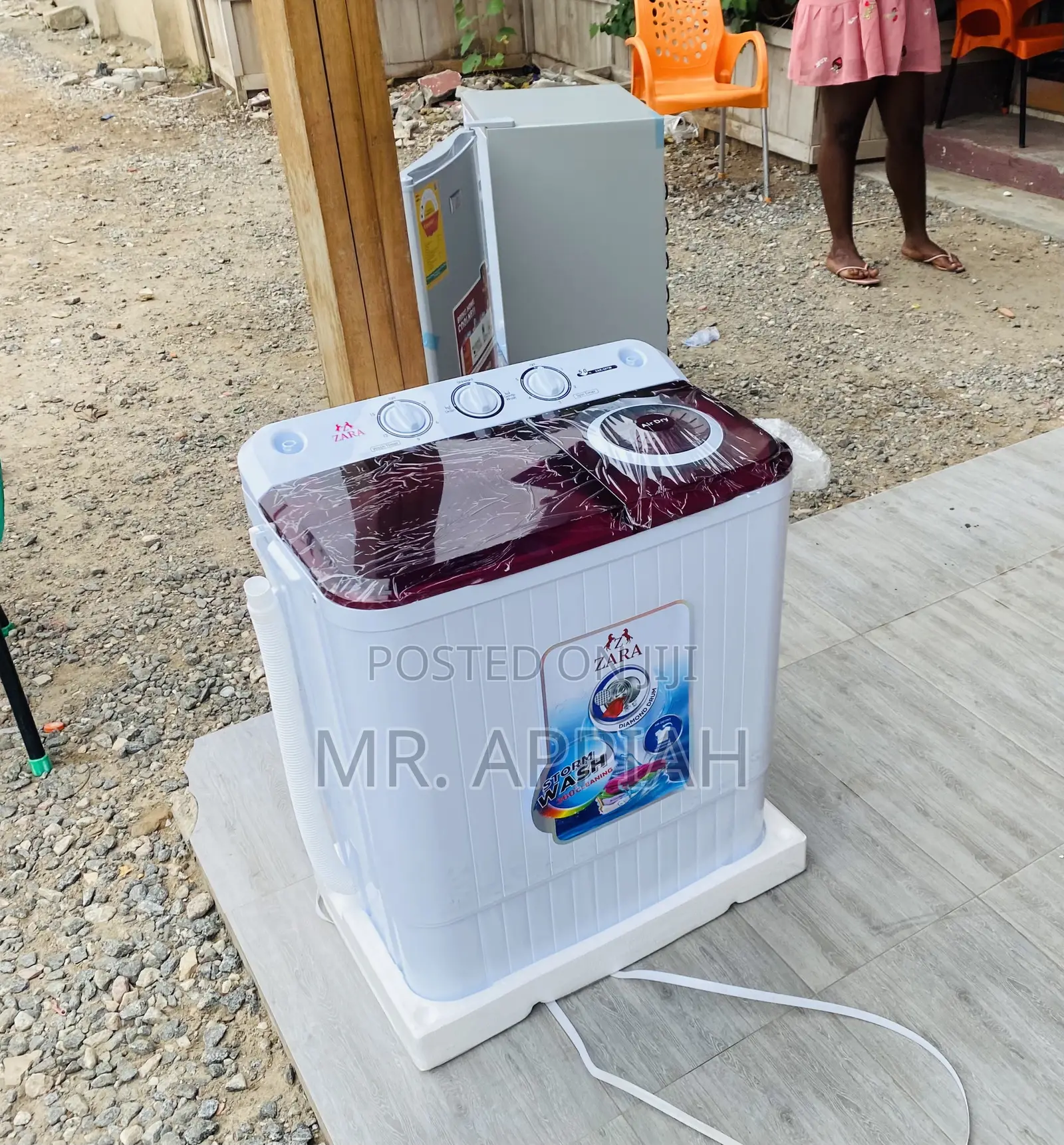 Fabulous Zara 5kg Semi-Automatic Washing Machine + Spin/Dry