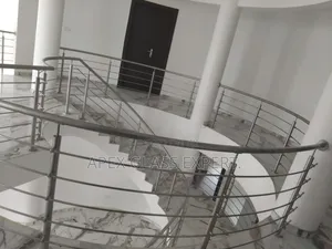 Curved Stainless Railing Design by Apex