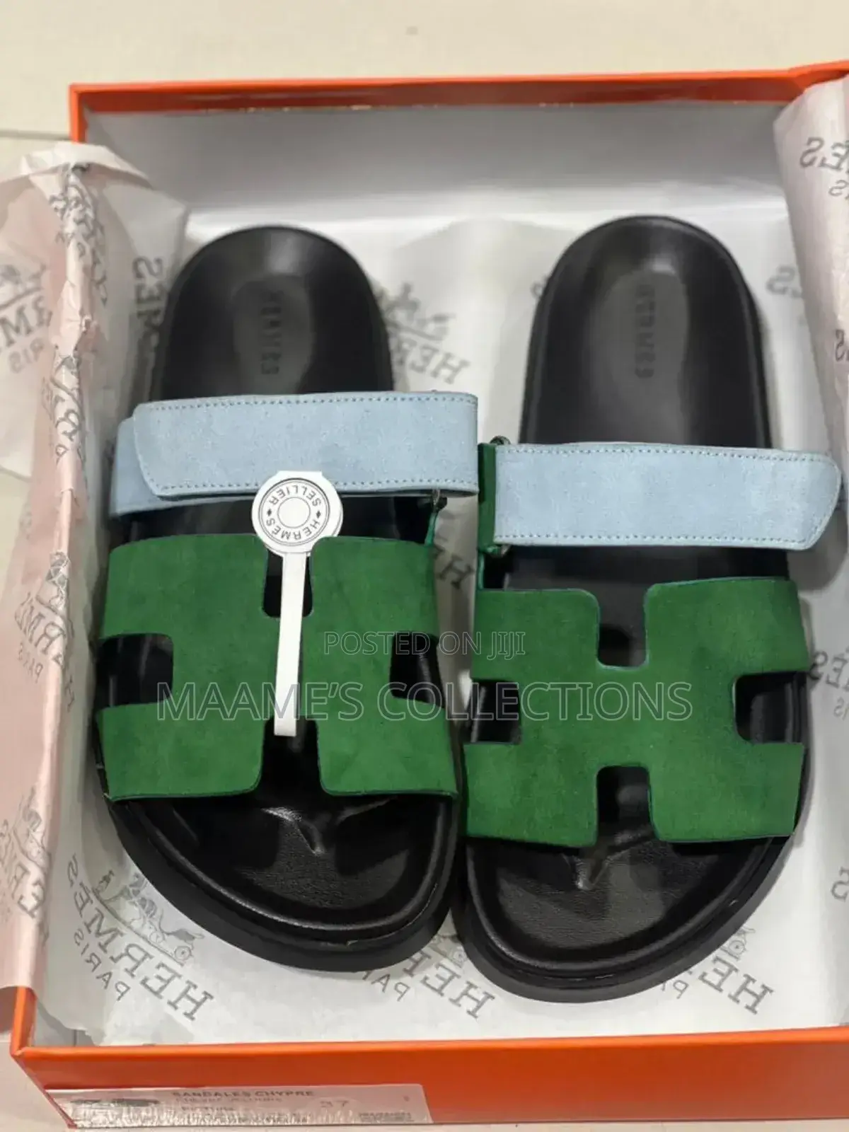 Original Hermes Leather Slippers ( in a Box) Size 37- 42