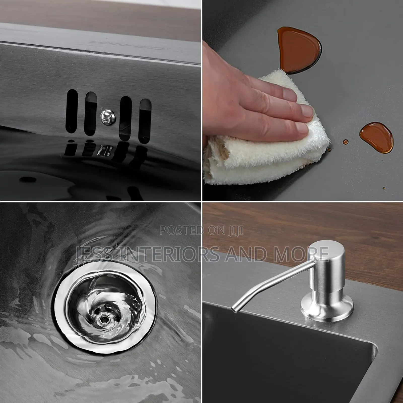 Stainless Steel XL Kitchen Sink