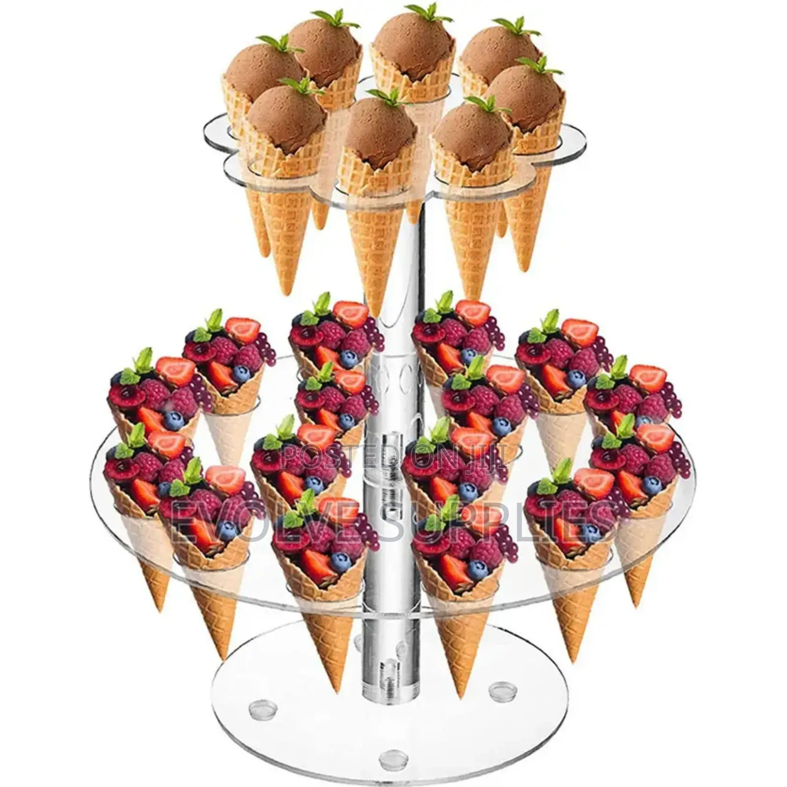 Double Layered Cone Stand