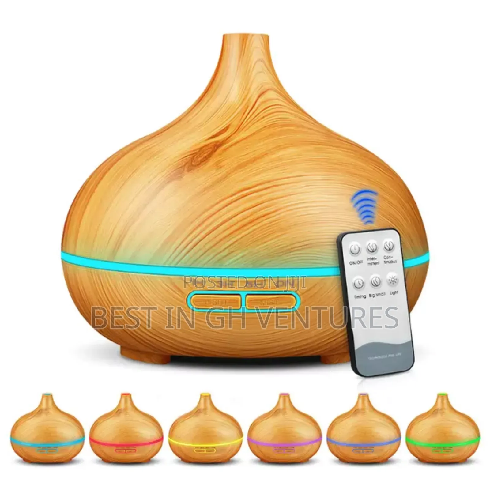 Remote Control Aroma Diffuser + Free Oil