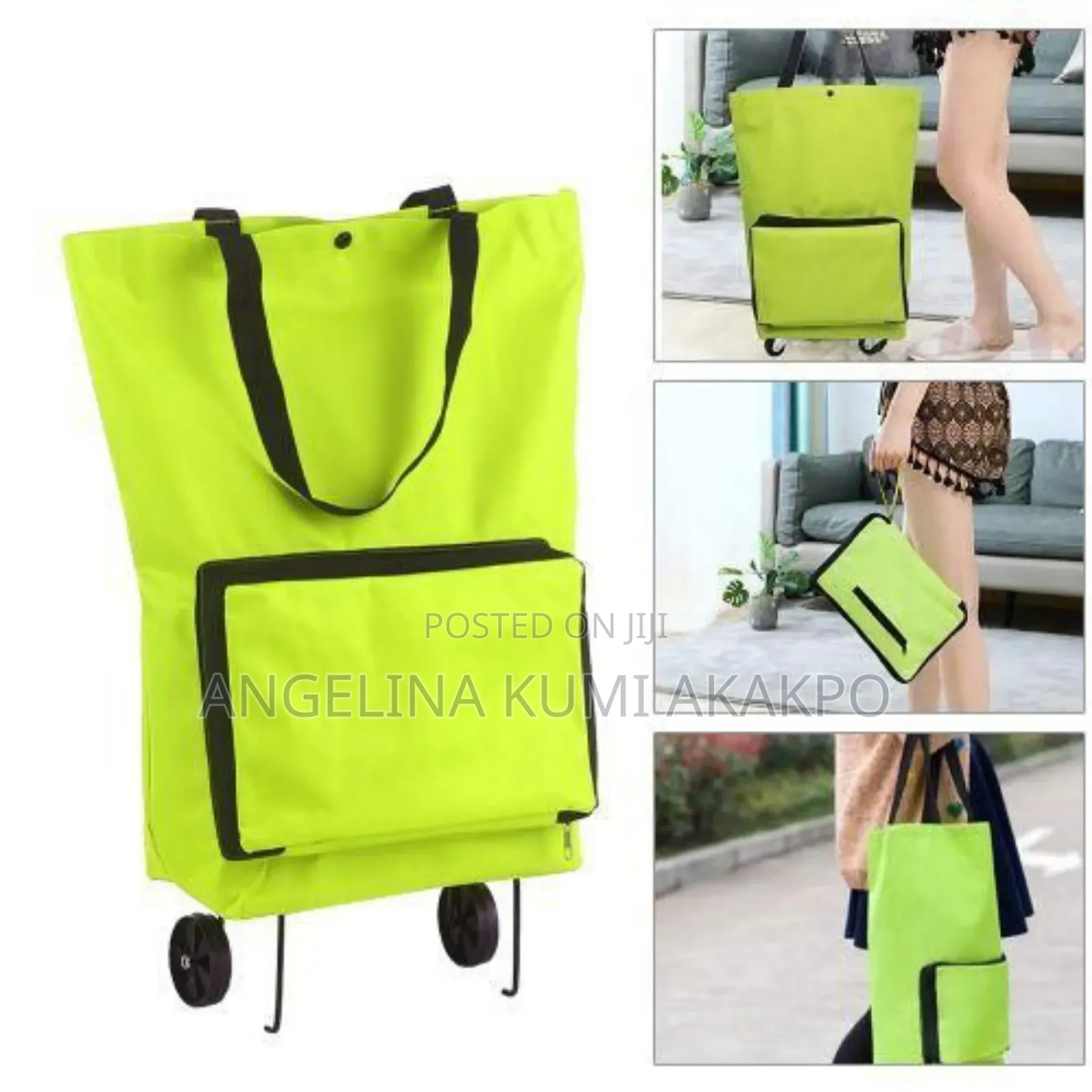 Foldable Shopping Bag With Wheels