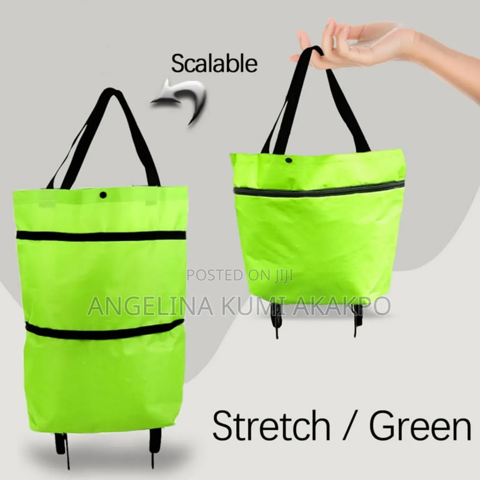 Foldable Shopping Bag With Wheels