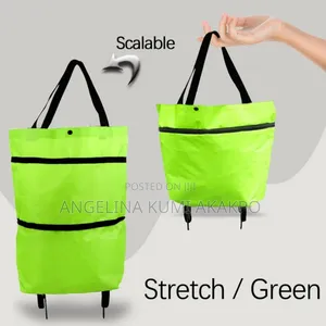 Foldable Shopping Bag With Wheels