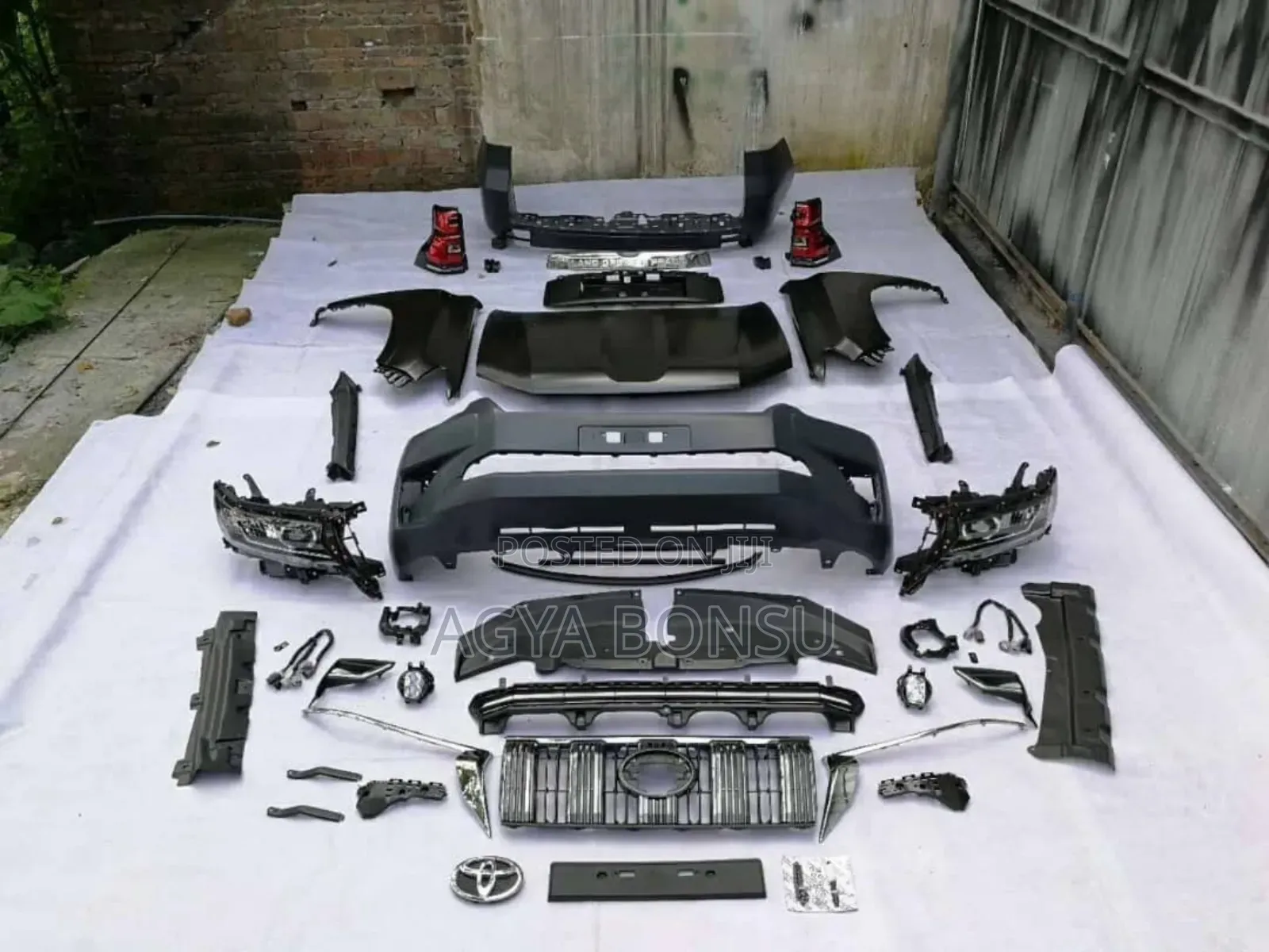 18 2022 Toyota Land Cruiser Prado Body Kit Upgrade Face Lift