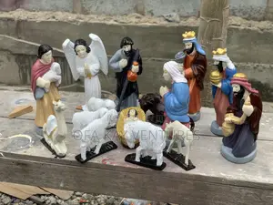 Birth Of Jesus Wood Sculpture