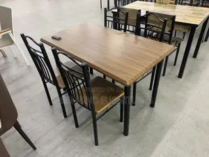 Wooden Dining Table With 4 Chairs