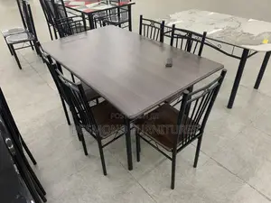 Wood Dining Table With 6 Chairs