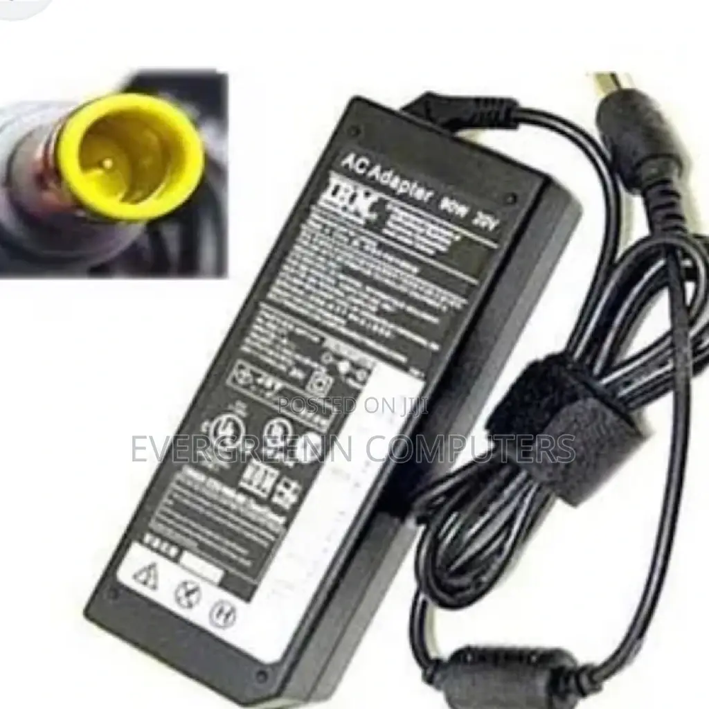 Lenovo Round Pin Yellow Charger