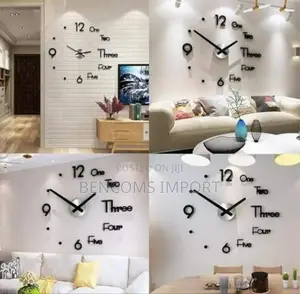 3d Wall Clock for Office, Home, School, Church