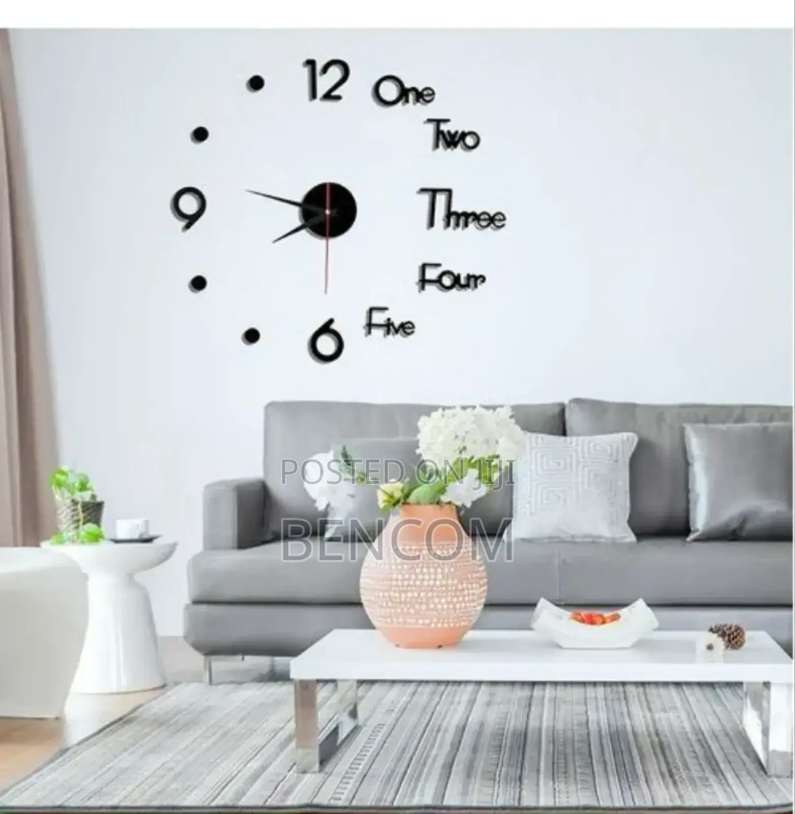 3d Wall Clock for Office, Home, School, Church