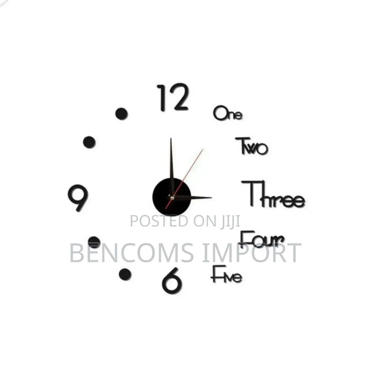 3d Wall Clock for Office, Home, School, Church