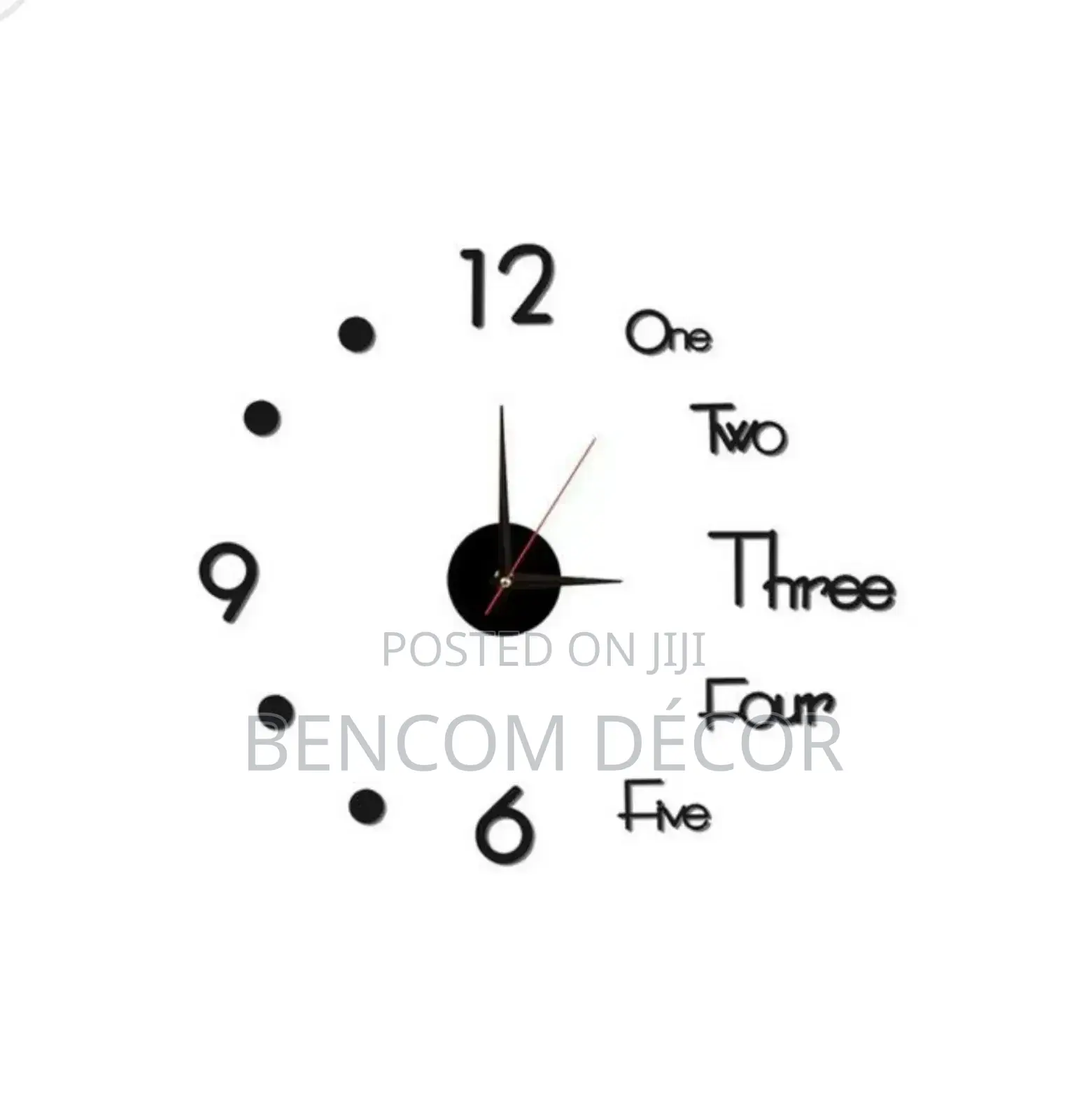 3d Wall Clock for Office, Home, School, Church