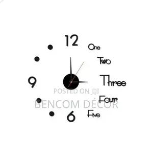 3d Wall Clock for Office, Home, School, Church