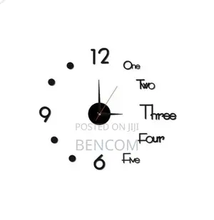 3d Wall Clock for Office, Home, School, Church