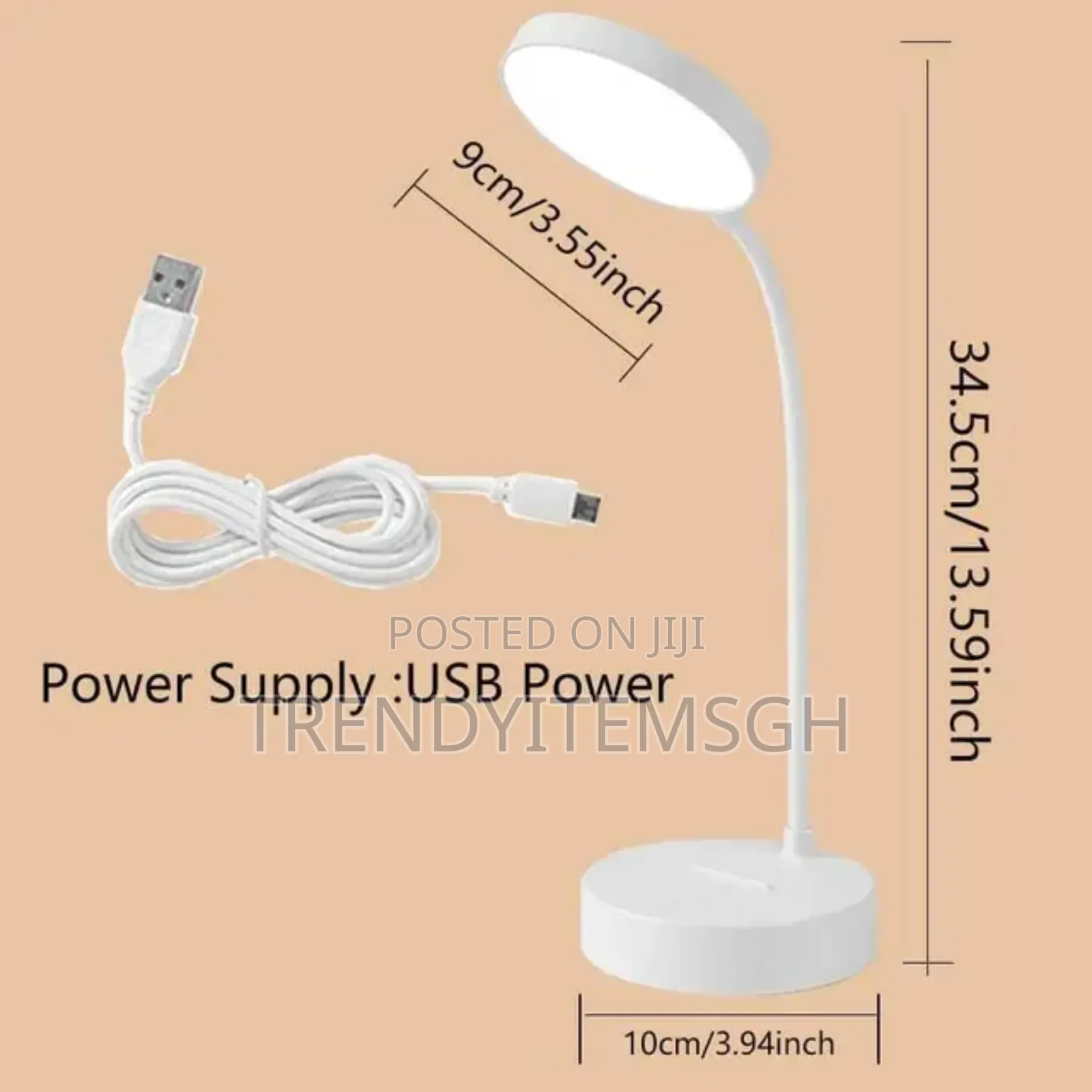 Adjustable Rechargeable Dimmable Desk Study Lamp