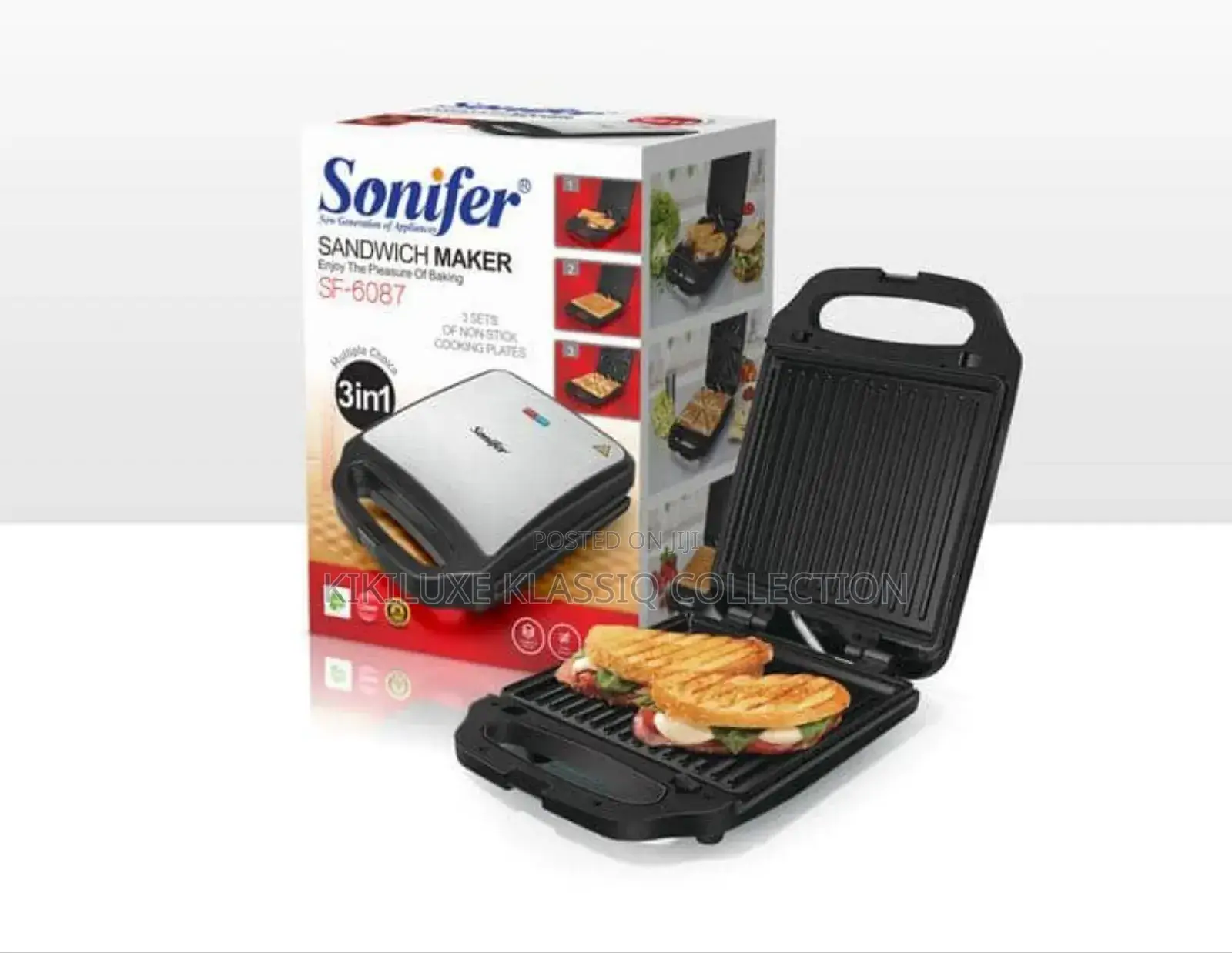 3 in 1 Bread Toaster/ Sandwich Maker