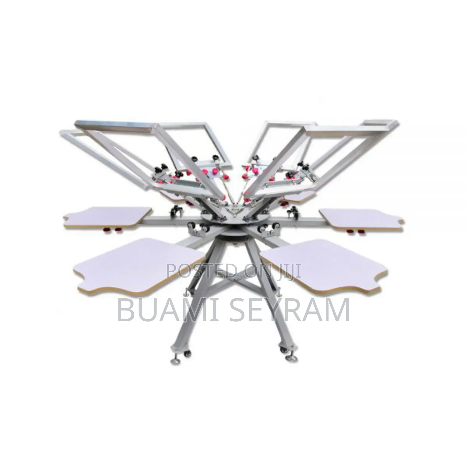 6 Color 6 Station Screen Printing Machine