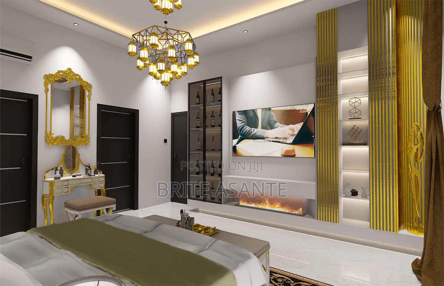 Five Bedrooms Architecture Drawing for Permit
