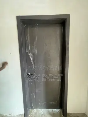 An Installed Gray Like Door