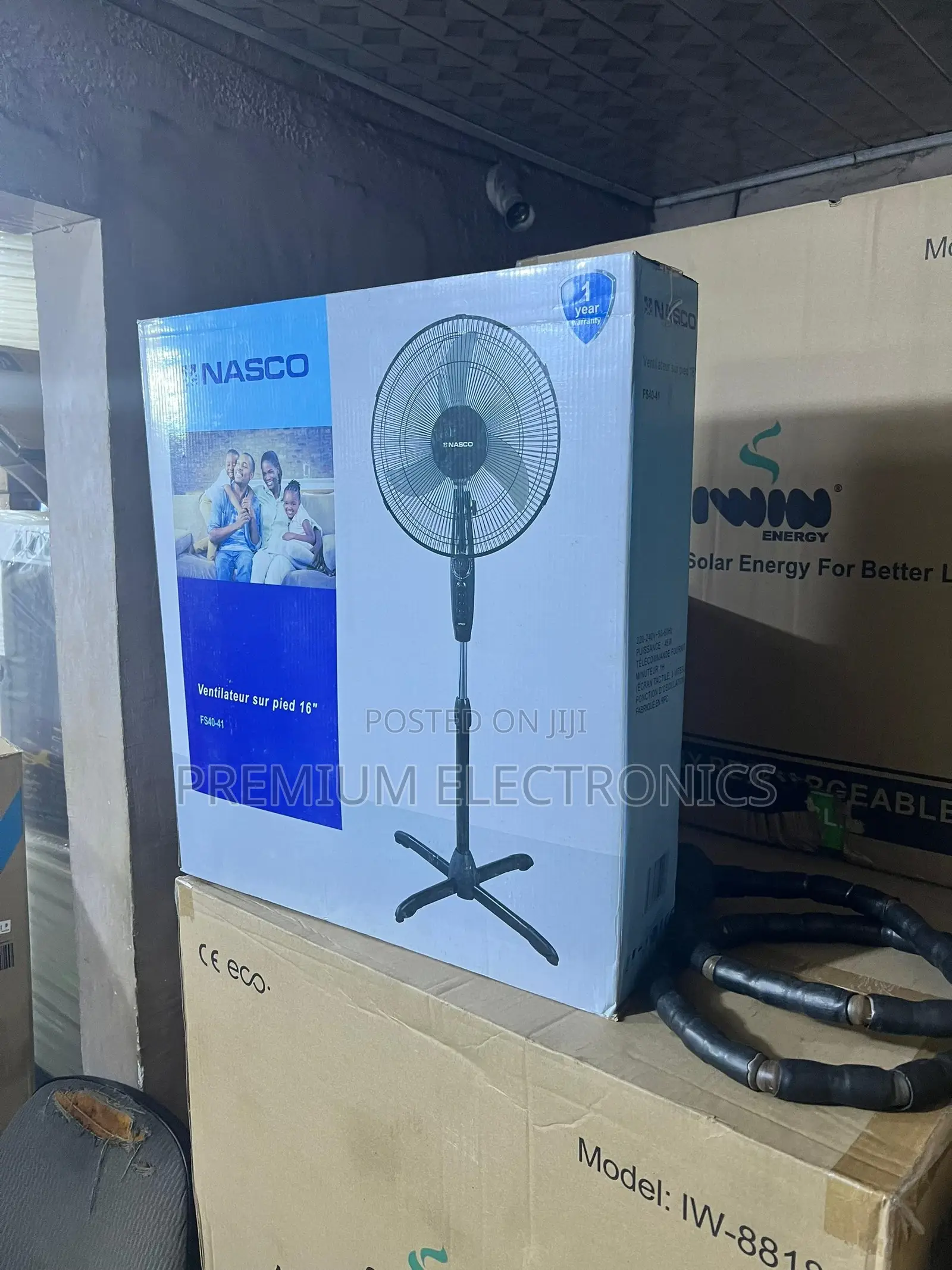 Nasco Adjustable Fan 16inchs