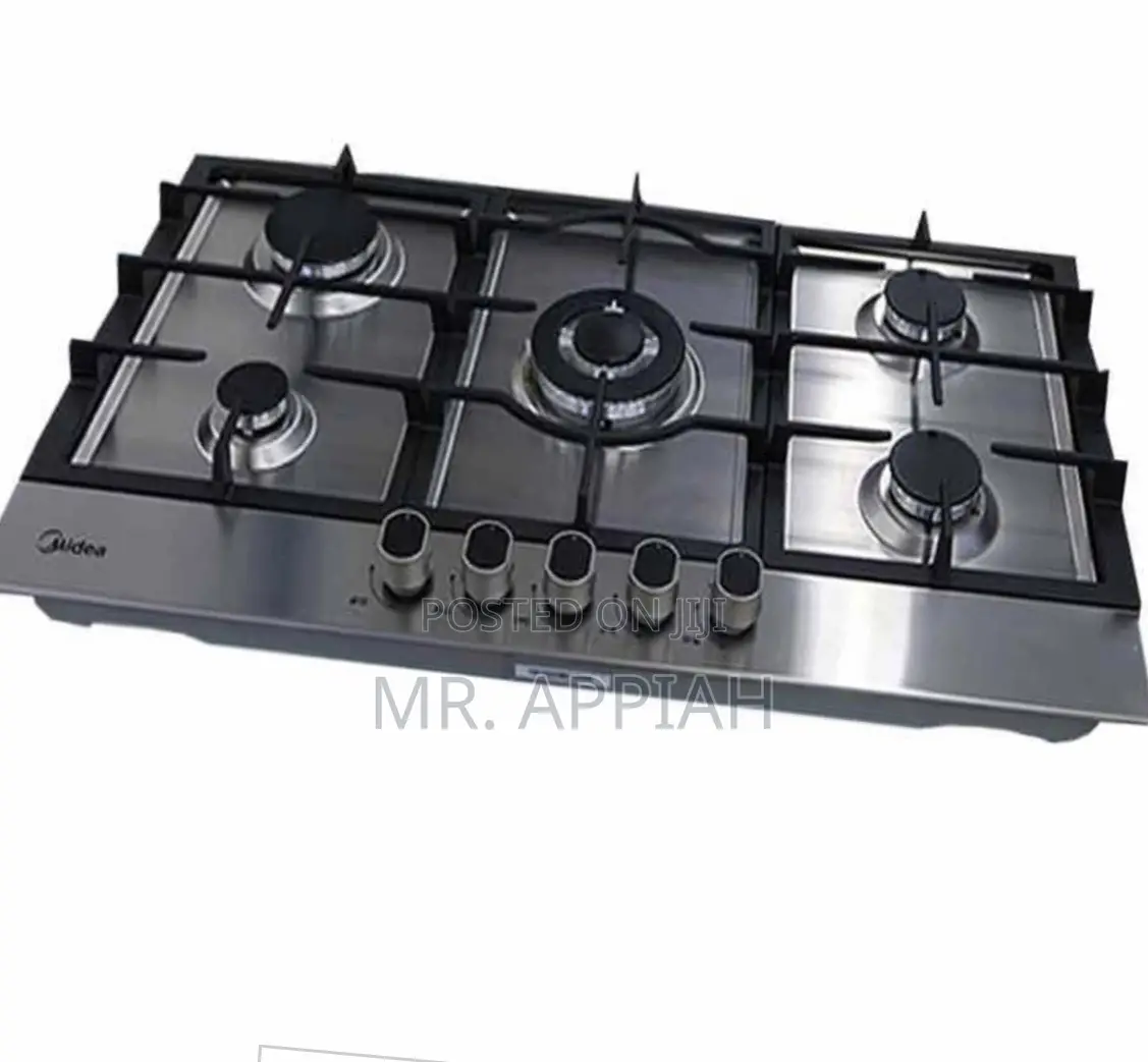 Sleek Midea 75cm 75G50ME 5 Gas Hob(Gray) 