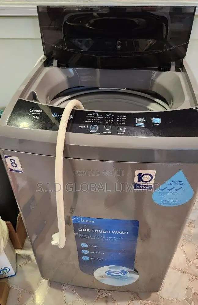Original Midea 8kg Top Load Full Auto Washing Machine