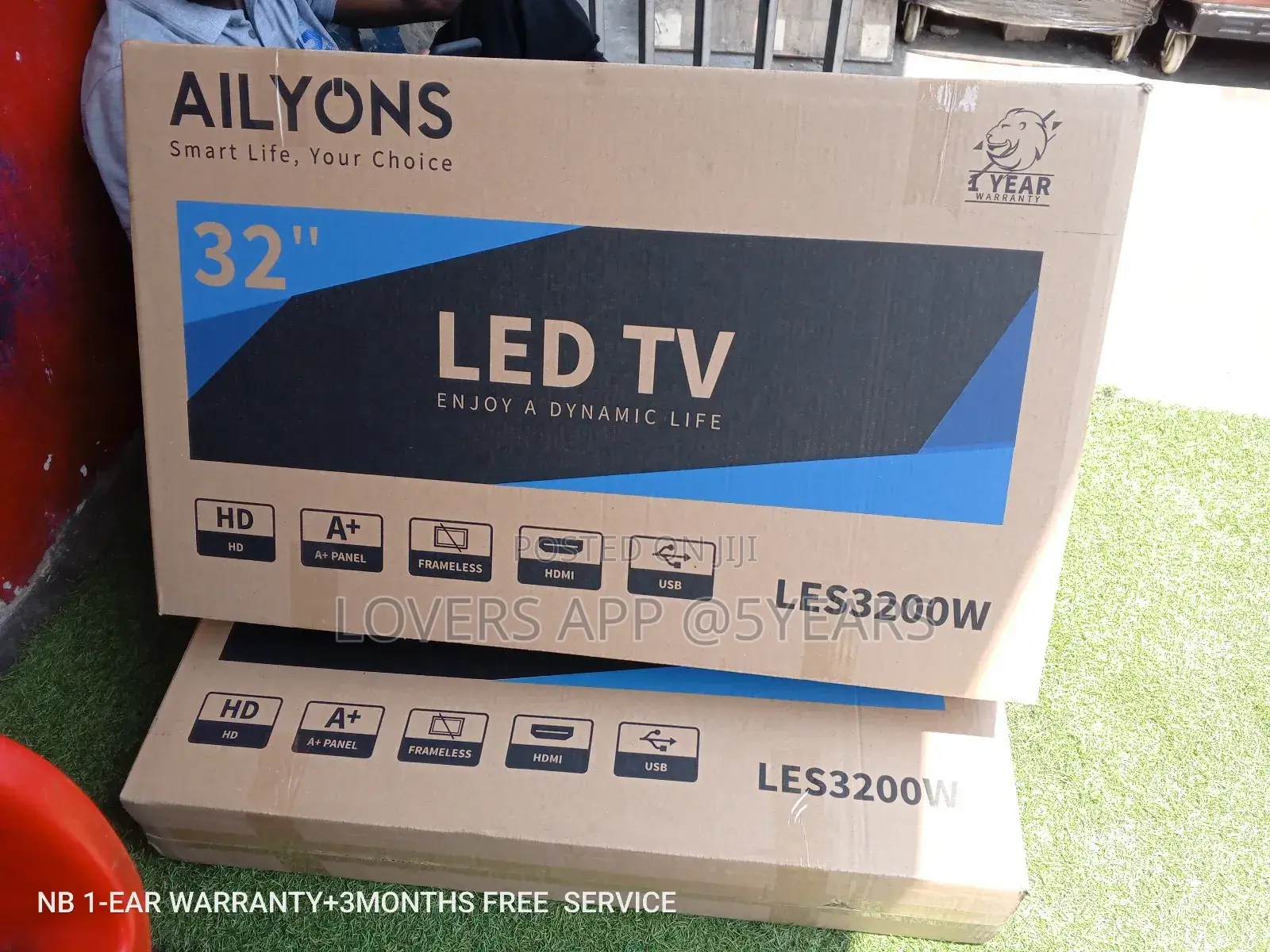 Clear Sound Ailyons 32inches LES3200W Satellite Digital TVS